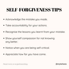 a poster with the words self - forgingness tips on it and an image of a