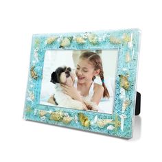 PRICES MAY VARY. 【UNIQUE FASHION DESIGN】: FONMY SEASCAPE PICTURE FRAMES have Hand Placed Real Sea Shell, Starfish, and Faux Pearls to Create a Fantastic Beach Backdrop for your Best Vacation Memories. Holds a standard 4X6 picture with Two-way easel back for vertical or horizontal display, or hang on wall vertically. 【DIAMENSION】:The Ocean seashell picture frames display 4 by 6 photo, ready to mount on the wall or display on desktop, horizontally or vertically. 【High Quality】: The seashell photo Picture Frames Display, Seashell Photo, Seashell Picture Frames, Unique Photo Frames, Beach Backdrop, Floating Flower, Flower Picture Frames, Purple Hydrangea, 5x7 Picture Frames