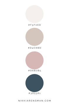 the different shades of paint in this color scheme are shown on white paper with black and gray