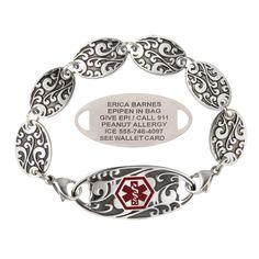 PRICES MAY VARY. ⚕️ CUSTOM ENGRAVING: A medical ID bracelet speaks for you when you can’t speak for yourself. In an emergency, a first responder is able to more properly assess and treat you when you are wearing a medical alert. Your custom engraving can help to determine your course of treatment. ⚕️CUSTOM SIZED FOR YOU: Take a snug measurement of your wrist and order that size. We will add the appropriate length to ensure a comfortable fit! ⚕️ INTERNATIONALLY RECOGNIZED MEDICAL SYMBOL: Your wom Medical Caduceus, Caduceus Symbol, Thyroid Medication, Medical Id Bracelets, Tila Beads, Medical Symbols, Medic Alert Bracelets, Medical Alert, Id Bracelets