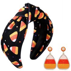 PRICES MAY VARY. 【Halloween Headband】: Celebrate Halloween wearing these eye-catching spooky headband for a fun way to be seen on trick-or-treat night! Features comfy wide top knot headband printed with a series of classic Halloween patterns, like pumpkin, candy corn, ghost, Boo, spider, skeleton and so on, will incredibly spooky festive for your Halloween outfits. Whether you appear as a vampire, witch or gloomy angel, with this Halloween knotted headbands you will be an unforgettable Halloween Halloween Headband With Ears, Halloween Ears Headband Hair Accessories, Halloween Costume Accessories: Ear Headband, Halloween Costume Accessories: Ears Headband, Halloween Costume Accessories Headband With Ears, Halloween Costume Hair Accessory Headband, Adjustable Fun Halloween Costume Accessories, Halloween Costume Accessories Ears As Gift, Adjustable Hair Accessories For Halloween Costume Party