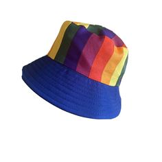 One Size Reversable Rainbow Bucket Hat, Moon Rainbow, Fisherman Hat, Black Pride, Rainbow Flag, Christian Cross, Cross Jewelry, Steel Jewelry, Stainless Steel Jewelry