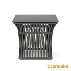 Elevate your outdoor space with the sleek CraftnikaE Square End Table. Its unique woven base and stylish top make it a perfect addition to any patio or garden. #outdoorliving #endtable #homedecor #gardenfurniture #interiordesign #modernhome #luxuryliving Square End Table, Stylish Top, End Table, Luxury Living, Garden Furniture, End Tables, Outdoor Space, Outdoor Living, Modern House