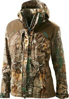 a women's camo jacket on a white background