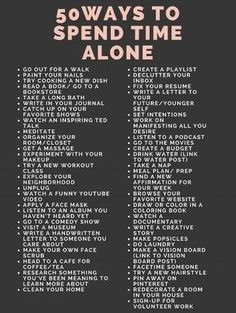 Spend Time Alone, Things To Do Alone, Buku Harry Potter, Time Alone, What To Do When Bored, Productive Things To Do, Things To Do When Bored