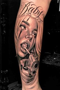 Tattoo Genres, Chicano Tattoos For Women, Payasa Tattoo, Womens Tattoo Sleeve Ideas, Catrina Tattoo, Realistic Tattoo Sleeve