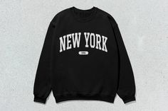 "Our comfortable, allrounder \"New York USA - Unisex Heavy Blend™ Crewneck Sweatshirt\" is the perfect companion for any situation! Content + Care:  50% Cotton, 50% Polyester  Machine wash (warm (max 40C or 105F); Non-chlorine: bleach as needed; tumble dry: medium heat; do not iron; do not dryclean) Printed design  - Sizing:  Runs true to size Please refer to the size chart image above - If you have any questions or special requests, we will be happy to answer them!  Thanks for visiting out store!" New York Sweatshirt, Gifts For My Sister, Crewneck Sweater, San Jose Ca, Printed Design, San Jose, Crew Neck Sweater, Crewneck Sweatshirt, Sweat Shirt