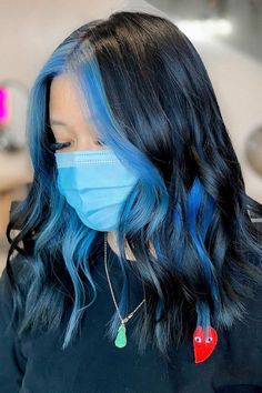 Blue Highlights, Pretty Hair Color