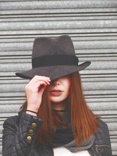 image 0 Winter Fedora, Fedora Hat Winter, Gray Plain, 1920s Hat, Women Winter Hat, Burgundy Hat, Couture Hats, Elegant Hats, Hat Women