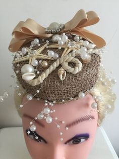 Please do not buy it ,if you need it before a week.Shipping takes a week to US and 3 days to EU AFTER PROCESSING TIME.Some items are ready to ship . This pillbof fascinator hat is a necessity for any beach trip, beach wedding, or mermaid enthusiast! Designed with weddings in mind, the pearl-and-seastar-embellished circlets are practically made for unique and gorgeous photos. This sweet and pretty Beach Starfish fat for little mermaid with real starfishes with pearl rhinestones at the center ,sea Whimsical Beach Headpieces For Summer, Whimsical Summer Beach Headpieces, Handmade Summer Hat Headpiece, Handmade Adjustable Cream Headpieces, Adjustable Handmade Cream Headpieces, Adjustable Cream Handmade Headpieces, Whimsical Handmade Mini Hat For Beach, Handmade Whimsical Mini Hats For Beach, Handmade Summer Fascinator Headband