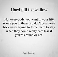 a poem written in black and white with the words hard pill to swallow