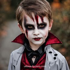 Vampire Makeup Kids Boys, Halloween Dracula Makeup, Vampire Makeup For Boys, Best Vampire Costume, Boys Vampire Makeup, Halloween Makeup Vampire Kids, Kids Vampire Makeup Boy, Zombie Makeup Halloween Kids, Easy Vampire Makeup For Kids