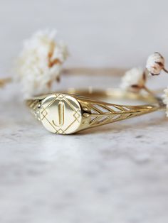 Highly inspired by ART DEO architecture. This delicate signet ring will upgrade the level of your daily wear jewelry. Material: 14K Solid Gold Hexagonal Ring, Daily Wear Jewellery, Deco Architecture, Art Deco Architecture, Star Ring, Circle Necklace, Architectural Design, Signet Ring, Stacking Rings