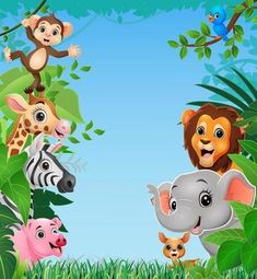 many different animals are in the jungle