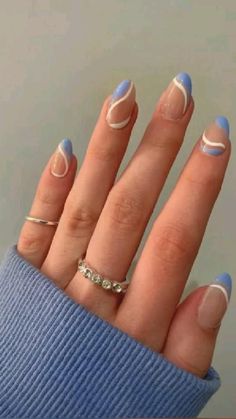 Nagel Tips, Casual Nails, Soft Nails, Short Acrylic Nails Designs, Makati, Short Acrylic Nails, Cute Acrylic Nails, Acrylic Nail Designs, Blue Nails