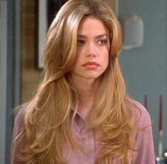 70s Hair Long Layered Haircuts, Hair Cuts Before And After Long, Topanga Hair, Culture Outfits, Haircut Inspo, Denise Richards