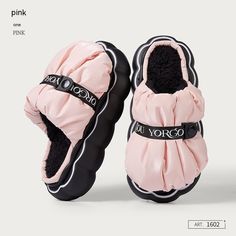 Color: Pink, size: 40to41 Pink Shoes Women, Winter Packing List, Fluffy Shoes, Pretty Sneakers, Trendy Shoes Sneakers, Pretty Shoes Sneakers, Pink Coffee, Beach Wear Outfits, Winter Home