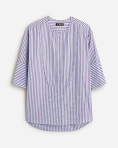 Shop  for the Thomas Mason® for J.Crew bib button-up shirt for women. Find the best selection of women womens-categories-clothing-shirts-and-tops available in-stores and on line. Hair Wrap Scarf, Linen Shop, Shirt For Women, Suit Shop, New T, Scarf Hairstyles, Short Sleeve Shirt, Mother’s Day, Sneaker Boots