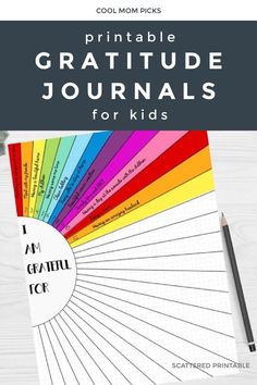 Image of a journal with a sunburst drawing on the cover with a quarter of it filled in with rainbow colors. Making A Gratitude Journal, Kids Journaling Ideas, Gratitude Printable Free, Gratitude Ideas For Kids, Mindfulness For Kids Free Printables, Happiness Activities For Kids, Kids Gratitude Activity, Gratitude Art Projects For Kids, Gratitude Journal Free Printable