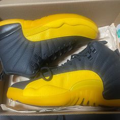 Men’s 7.5 Women’s 8.5 Never Worn Mint Condition Willing To Negotiate. I Was Gifted The Wrong Size Need To Get Them Sold Asap Yellow Jordan Shoes With Contrast Sole For Sports, Leather Basketball Shoes With Air Cushioning, Yellow Synthetic Custom Sneakers With Rubber Sole, Yellow Leather Sneakers With Cushioned Footbed, Casual Yellow Jordan Shoes With Rubber Sole, Yellow Custom Sneakers With Air Cushioning And Round Toe, Custom Leather Sneakers With Air Cushioning, Yellow Sneakers With Contrast Sole, Casual Yellow Custom Sneakers With Air Cushioning