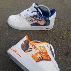 Experience the ultimate combination of style and comfort with our Kakashi Anime Custom Air Force 1 sneakers. Designed with the iconic Kakashi character from the popular anime series, these custom-made shoes are sure to make a statement. Stay on-trend while expressing your love for the show. The perfect gift for friends, family, that special someone, or yourself ✨ - Exactly as shown in the pictures. - Brand New & Authentic. 💯 - Hand Painted with attention to detail. 👨‍🎨 - Waterproof and Flexib Naruto X Kakashi, Airforce Custom, Kakashi Anime, Shoe Artwork, Af1 Custom, Af1 Shoes, Anime Custom, Diy Sneakers, Custom Made Shoes