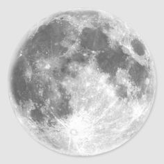 the full moon is shown in black and white