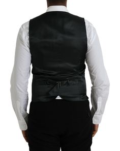 Gray wool formal dress waistcoat vest 100% Authentic Dolce & Gabbana Single breasted Adjustable back waist strap Full front button closure 82% Virgin Wool 18% Silk material Waistband made of 70% Viscose 30% Cupro Logo details Made in Italy Waistcoat Men, Dress Vest, Dolce E Gabbana, Waist Strap, Silk Material, Wool Dress, Guess Jeans, Denim Jumpsuit, Mens Vest