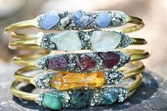 Birthstone Bracelets, Birthstone Jewelry, Gemstone, Amethyst, Aquamarine, Herkimer Diamond, Emerald, Pearl, Ruby, Peridot, Sapphire, Opal Birthstone Jewelry Mothers, Raw Stone Jewelry, Raw Gemstone Jewelry, Mothers Bracelet, Birthday Bracelet, Unique Gifts For Women, Mom Jewelry, Birthstone Bracelets, Turquoise Stones