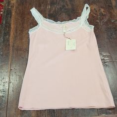 Nwt Matilda Jane Serlita Tank. Pale Pink With Lace. Smoke And Pet Free. Price Reflects Untreated (Tried Washcloth) Stains As Shown In Pictures. Size Medium Clothing Folds, Thrift Manifest, Mind Dump, Purple Lace Top, Visual Archive, Xmas Wishlist, Harajuku Fashion Street, Layered Tank Top, Coquette Style