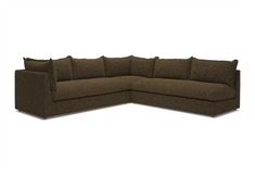 Wilder Corner Sectional (3 piece) | Joybird Joybird Sectional Cozy, Joybird Wilder Sectional, Joybird Preston Sectional, Black Sectional Couch Joybird, Joybird Sectional Mid Century, Armless Loveseat, Corner Chair, Sofa Seats, Corner Sectional