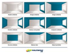 the different types of windows in an empty room