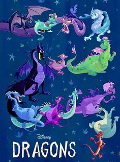 the poster for disney's upcoming animated movie, dragon's world is shown