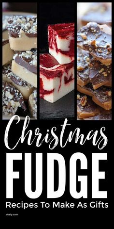 christmas fudge recipes to make as gifts for the family and friends in your life