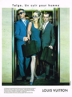 Find many great new & used options and get the best deals for 1997 LOUIS VUITTON ADVERTISING 025 TAIGA men's accessory luggage at the best online prices at eBay! Free shipping for many products! Jean Louis Scherrer, Fashion 1990s, Sac Louis Vuitton, Nadja Auermann, Louis Vuitton Paris, Louis Feraud, Vogue Archive, 1990s Fashion, Lifestyle Art