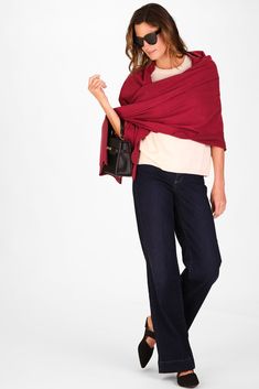 Effortless elegance, elevated. The perfect layer for underneath your winter coat when there’s an extra chill in the air or for wrapping up in during a long flight. Made from our SuperSoft fabric this scarf will have you feeling good all day long. FAVORITE FEATURES: SuperSoft fabric Scalloped edges 29" x 75" Winter Scarf Wrap, Versatile Scarves For Fall, Versatile Scarves For Fall Layering, Versatile Winter Layering Wraps, Versatile Winter Wraps For Layering, Chic Cashmere Scarves For Fall, Chic Fall Cashmere Scarves, Chic Winter Layering Wraps, Chic Winter Layering Wrap