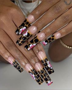 Long Nail Designs, Claw Nails, Nails Now, Colored Acrylic Nails, Print Nails, Exotic Nails