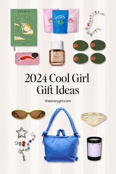 the ultimate gift guide for girls with text overlay that reads, 2012 cool girl gift ideas