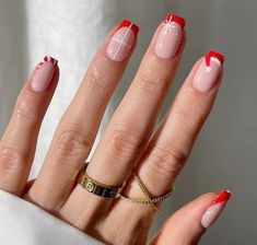 Santa Nails, Christmas Gel, Milky Nails, Nagel Tips, Work Nails