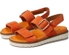 Mephisto Belona | Zappos.com Summer Walking Sandals With Removable Insole, Casual Orange Leather Sandals, Orange Leather Sandals With Cushioned Footbed, Summer Walking Sandals With Leather Footbed, Orange Flat Sandals With Buckle Closure, Orange Sandals With Buckle Closure For Vacation, Orange Buckle Closure Sandals For Vacation, Orange Sandals With Buckle Closure And Round Toe, Orange Leather Sandals With Buckle Closure