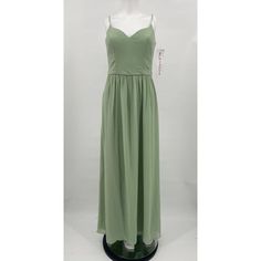 100% Polyester Spring Green Evening Dress With Sweetheart Neckline, Green Dress With Fitted Lined Bodice, Fitted Green Gown With Pleated Bodice, Green Evening Gown With Lined Bodice, Green Fitted Gown With Pleated Bodice, Green Maxi Dress With Sweetheart Neckline For Formal Occasions, Elegant Olive Maxi Dress For Spring, Summer Green Gown With Fitted Bodice, Green Dress With Sweetheart Neckline And Fitted Bodice