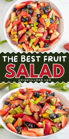 Learn how to make the Best Fruit Salad for a delicious summer salad recipe! Made with fresh summer fruit and a sweet and tangy honey lime dressing, this salad recipe is light and refreshing. It also makes the best 4th of July food! Best Fruit Salad Recipe, The Best Fruit Salad, Best Fruit Salad, Honey Lime Dressing, Greek Chicken Salad, Fruit Salad Recipe, Lime Dressing