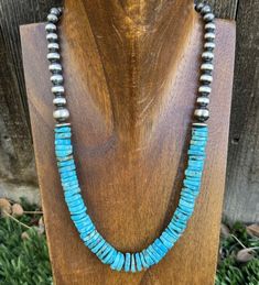 Sterling Silver Blue Turquoise W Pearls Bead Necklace. 18 inch Best Offers Accepted! Luxury Silver Turquoise Beaded Necklace, Beaded Necklaces, Blue Turquoise, Silver Blue, Bead Necklace, Chain Styles, Turquoise Blue, Sterling Silber, Pearl Beads