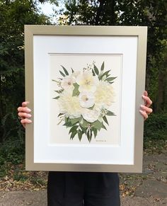 How to Preserve Your White Wedding Bouquet. #pressed #herbarium #art #silkpress #botany #photography Frame Wedding Flowers, Pressed Wedding Bouquet Frame Diy, Preserving Wedding Flowers Diy, Wedding Flowers Framed, How To Press Your Bridal Bouquet, Bouquet Pressed Flowers, Framed Bridal Bouquet, Pressing Wedding Flowers