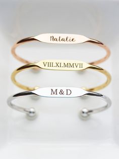 Engraved Bracelet Engraved Bracelet Personalized by TomDesign Adjustable Engraved Name Bracelet For Bridesmaid Gift, Customizable Silver Name Bracelet For Bridesmaid Gift, Silver Cuff Bracelet With Custom Name For Gift, Custom Name Silver Cuff Bracelet For Gift, Custom Name Silver Cuff Bracelet As Gift, Silver Custom Name Bangle Bracelet, Stainless Steel Cuff Bangle For Wedding, Custom Name Silver Bangle Bracelet, Stainless Steel Cuff Bracelet Bangle For Wedding