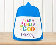 Are you looking for a faith based gift for toddlers? This personalized practical ARMOR OF GOD bag makes a great gift for a toddler boy. It can be used for the baby, toddler or child's everyday needs to include hold bottles, diapers, wipes, small toys, small tablet, journal, library books etc. It is also useful to hold extra pair of clothes, water bottle and snacks for church, school, karate or tumbling/gymnastics practice and more. 📍Personalization: 1) Choose your type of Bag 2) Enter Name.Text Worship Bags For Kids, Journal Library, Gymnastics Practice, Hunter Name, Tumbling Gymnastics, Ephesians 6 10, Faith Based Gifts, Pink Book, A Child Of God