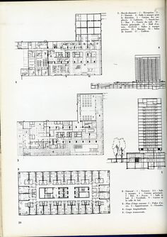 an old book with some drawings on the pages and in it's center section