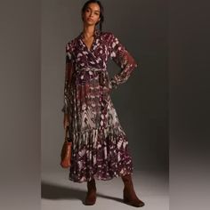 Without Tag But Never Used Size Medium Fall Bohemian Midi Dress For Date Night, Bohemian Midi Dress For Date Night In Fall, Bohemian Midi Dress For Fall Evenings, Bohemian Midi Dress For Evening In Fall, Bohemian Fall Evening Midi Dress, White Linen Maxi Dress, Anthropologie Maxi Dress, Eyelet Maxi Dress, Printed Halter Dress