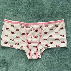 Vs Pink Vintage. Hard To Find. Rare Sleep Shorts/Panties. Nwt. Pink Boyshorts, Camilla Mendes, Sleep Clothes, Cami Set, Pink Vs, Sleep Shorts, Pinterest Outfits, Pink Brand, Pink Vintage