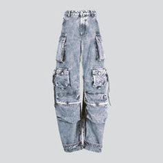 High Waist Cargo Jeans For Work, Fitted Cargo Jeans With Patch Pockets For Streetwear, Utility Style Straight Jeans With Multiple Pockets, Utility Straight Jeans With Multiple Pockets, Chic Fitted Cargo Jeans, Relaxed Fit Straight Jeans With Multiple Pockets, Chic Fitted Cargo Jeans With Pockets, Straight Denim Cargo Pants, Chic Streetwear Jeans With Pockets