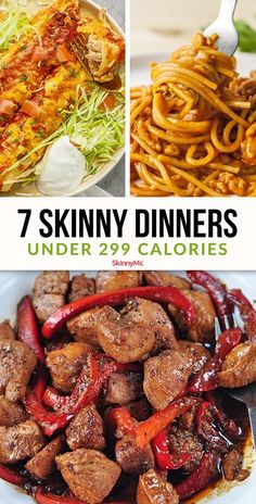 Low Calorie Dinner, Low Calorie Recipes Dinner, Plats Healthy, Healthy Low Calorie Meals